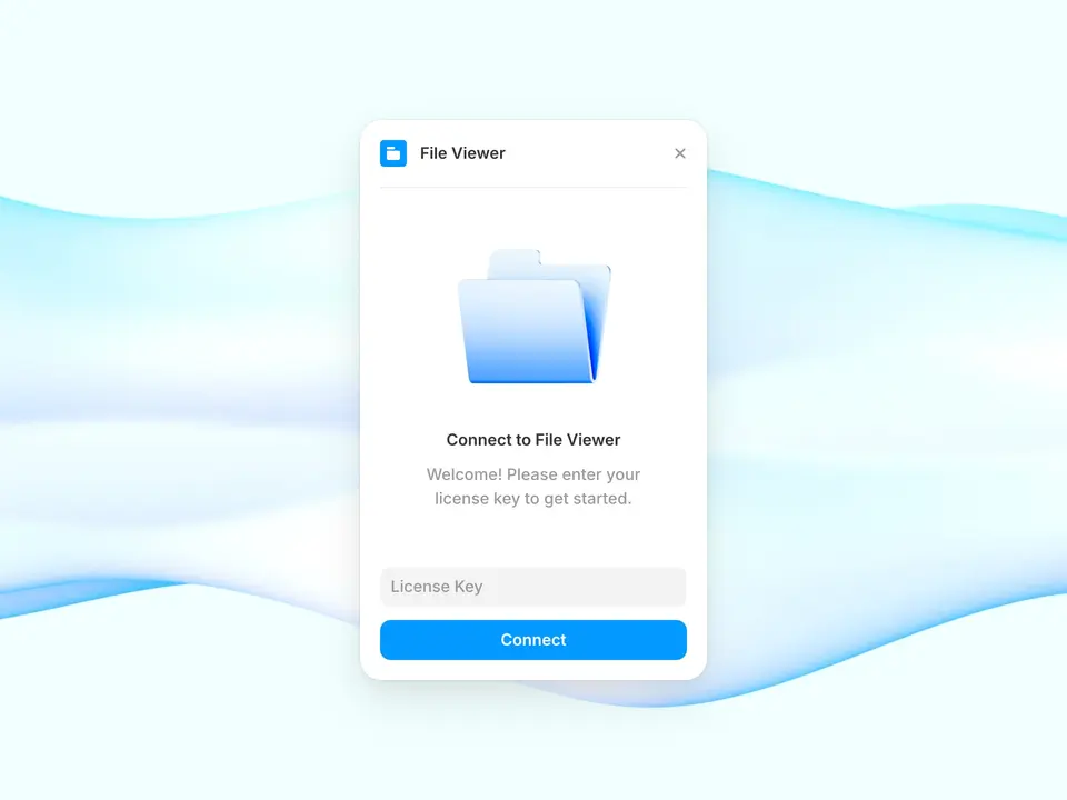 Screenshot of the File Viewer plugin for Framer